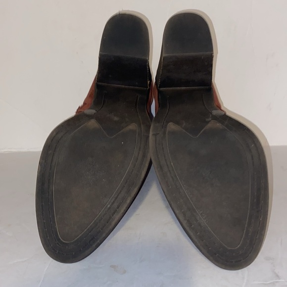 Lucky Brand Brown Salza Suede Leather Ankle Booties - Picture 7 of 9